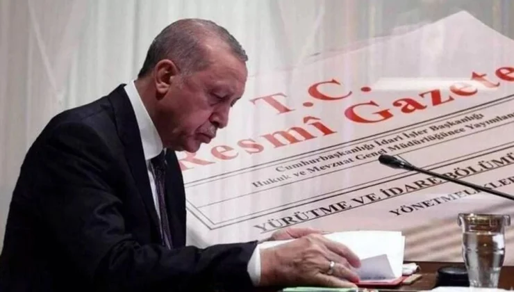 Cumhurbaşkanı Erdoğan imzaladı: Atama ve görevden alma kararları Resmi Gazete’de