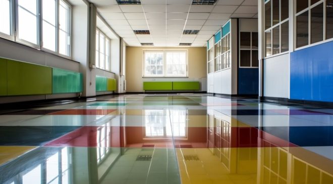 Okul Epoksi Zemin Kaplama Nedir? Güvenli, Hijyenik ve Dayanıklı Zemin Çözümü